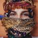 shallow focus photography of woman covered of accessories